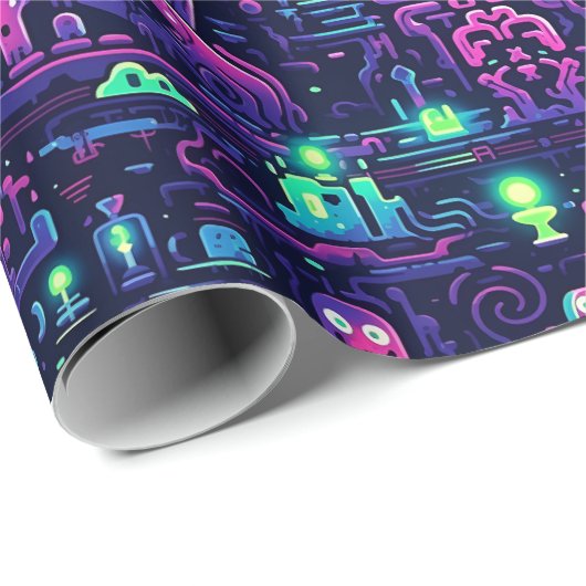 Weihnachtspapier Geschenkpapier (Rolleneckpunkt)