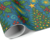 Weihnachtspapier Geschenkpapier (Rolleneckpunkt)