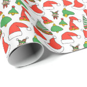 Weihnachtspapier Geschenkpapier (Rolleneckpunkt)