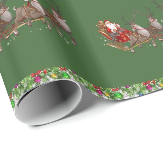Weihnachtspapier Geschenkpapier (Rolleneckpunkt)