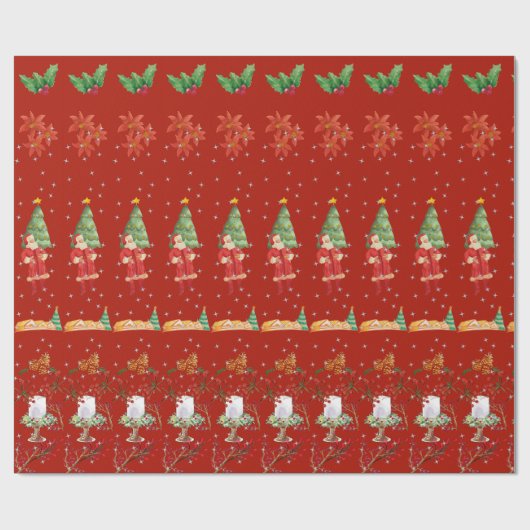 Weihnachtspapier Geschenkpapier (Flach)