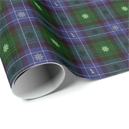 Weihnachtspapier Geschenkpapier (Rolleneckpunkt)