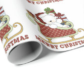 Weihnachtspapier Geschenkpapier (Rolleneckpunkt)