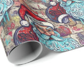 Weihnachtspapier Geschenkpapier (Rolleneckpunkt)