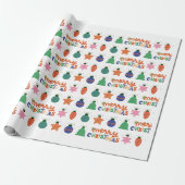 WEIHNACHTSPAPIER GESCHENKPAPIER (Ungerollt)