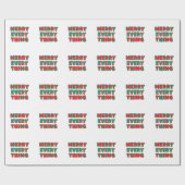 Weihnachtspapier Geschenkpapier (Flach)