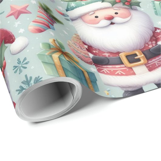 Weihnachtspapier Geschenkpapier (Rolleneckpunkt)