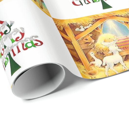Weihnachtspapier Geschenkpapier (Rolleneckpunkt)