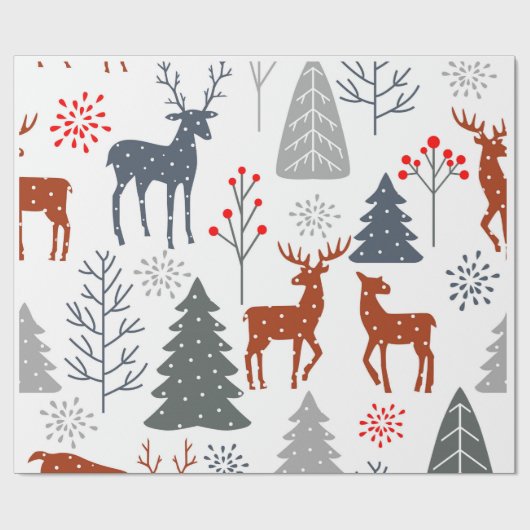 Weihnachtspapier Geschenkpapier (Flach)