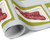 Weihnachtspapier Geschenkpapier (Rolleneckpunkt)