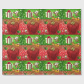 Weihnachtspapier Geschenkpapier (Flach)