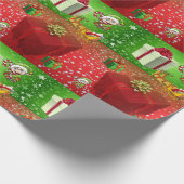 Weihnachtspapier Geschenkpapier (Ecke)