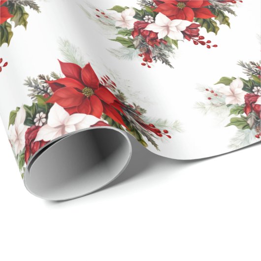 Weihnachtspapier Geschenkpapier (Rolleneckpunkt)