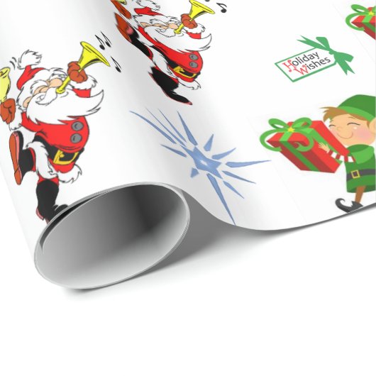 Weihnachtspapier Geschenkpapier (Rolleneckpunkt)