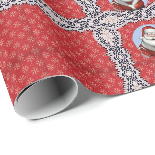 Weihnachtspapier Geschenkpapier (Rolleneckpunkt)