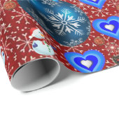 Weihnachtspapier Geschenkpapier (Rolleneckpunkt)