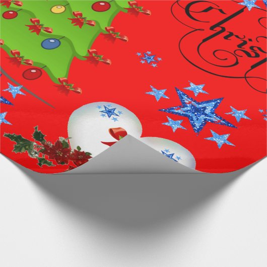 Weihnachtspapier Geschenkpapier (Ecke)