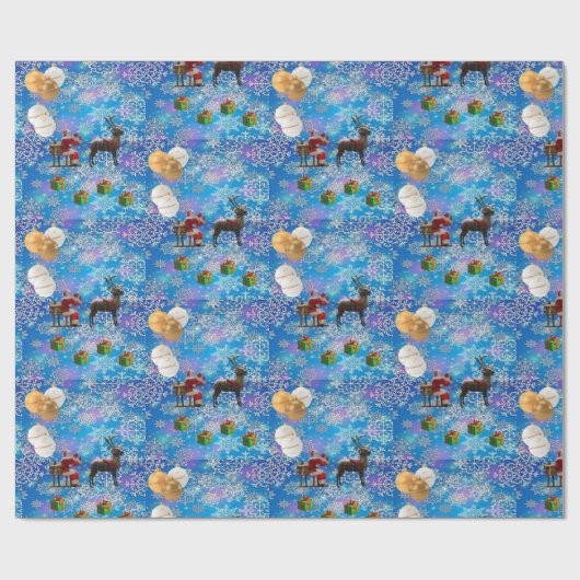 Weihnachtspapier Geschenkpapier (Flach)