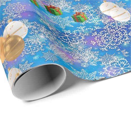 Weihnachtspapier Geschenkpapier (Rolleneckpunkt)