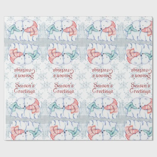 Weihnachtspapier Geschenkpapier (Flach)