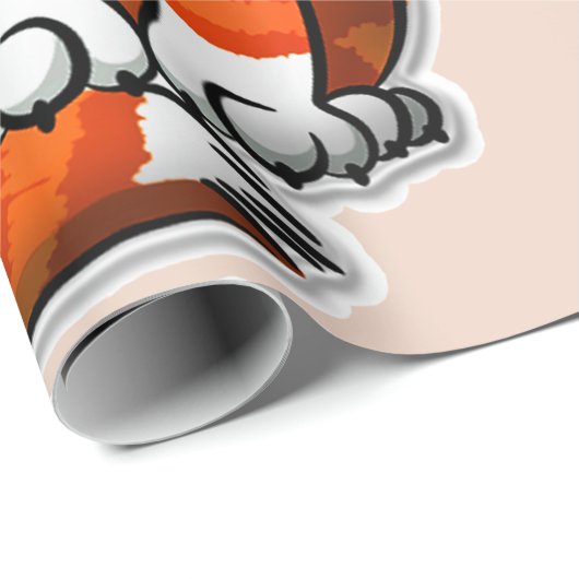 Weihnachtspapier Geschenkpapier (Rolleneckpunkt)