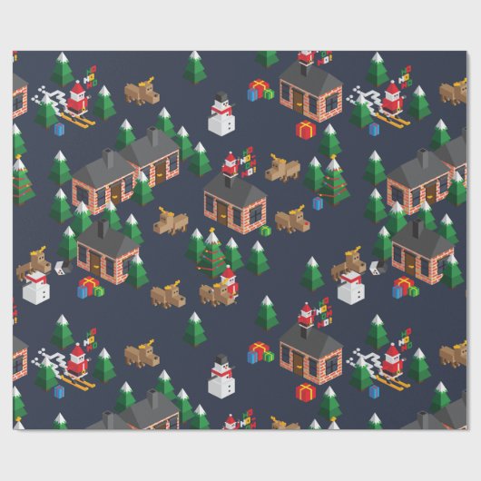 Weihnachtspapier Geschenkpapier (Flach)