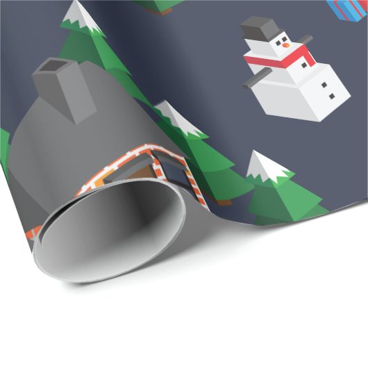 Weihnachtspapier Geschenkpapier (Rolleneckpunkt)