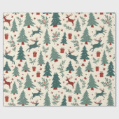 Weihnachtspapier Geschenkpapier (Flach)