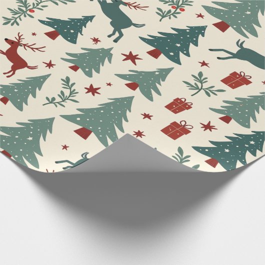 Weihnachtspapier Geschenkpapier (Ecke)