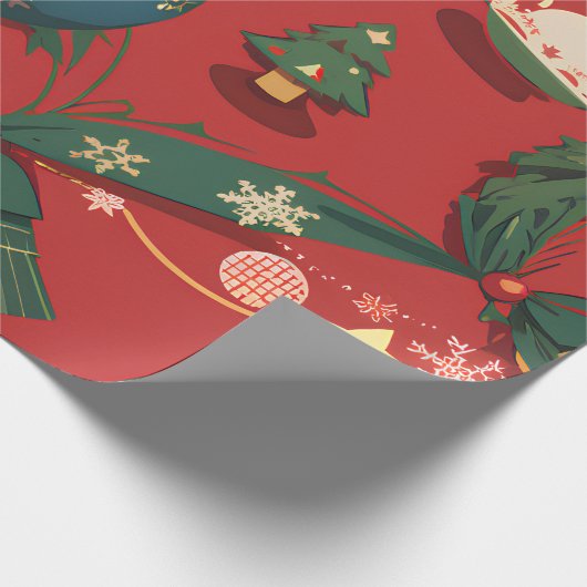 Weihnachtspapier Geschenkpapier (Ecke)