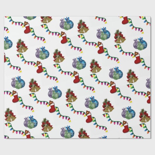 Weihnachtspapier Geschenkpapier (Flach)