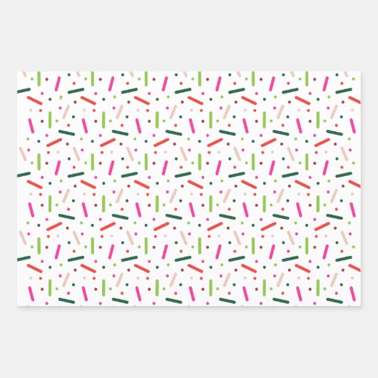 Weihnachtspapier Geschenkpapier Set (Vorderseite)