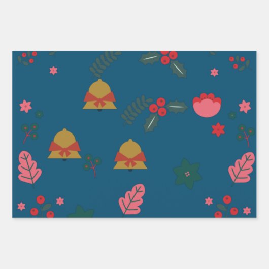 Weihnachtspapier Geschenkpapier Set (Vorderseite 2)