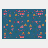 Weihnachtspapier Geschenkpapier Set (Vorderseite)