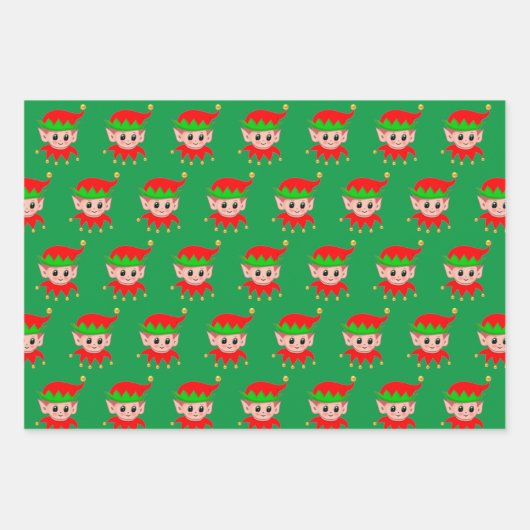 Weihnachtspapier Geschenkpapier Set (Vorderseite 2)