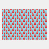 Weihnachtspapier Geschenkpapier Set (Vorderseite)