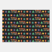 Weihnachtspapier Geschenkpapier Set (Vorderseite)