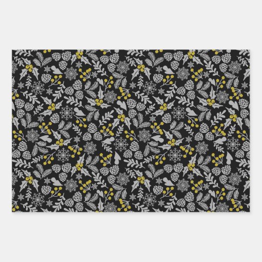 Weihnachtspapier Geschenkpapier Set (Vorderseite 2)