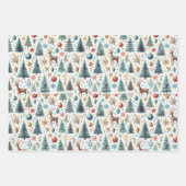 Weihnachtspapier Geschenkpapier Set (Vorderseite 3)