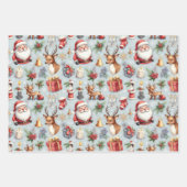 Weihnachtspapier Geschenkpapier Set (Vorderseite)