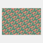 Weihnachtspapier Geschenkpapier Set (Vorderseite)