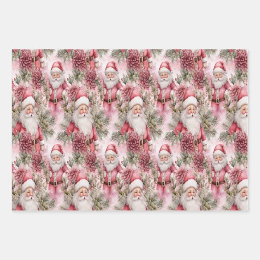 Weihnachtspapier Geschenkpapier Set (Vorderseite 2)