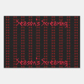 Weihnachtspapier Geschenkpapier Set (Vorderseite 2)