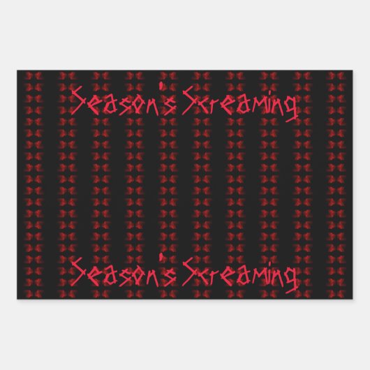 Weihnachtspapier Geschenkpapier Set (Vorderseite 2)