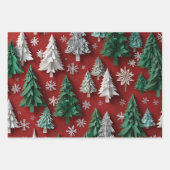 Weihnachtspapier Geschenkpapier Set (Vorderseite 3)