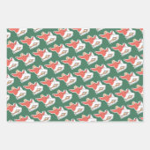 Weihnachtspapier Geschenkpapier Set (Vorderseite)