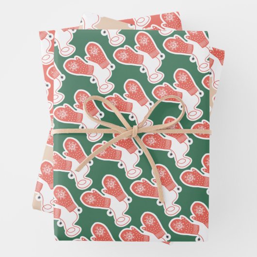 Weihnachtspapier Geschenkpapier Set (Beispiel)