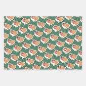 Weihnachtspapier Geschenkpapier Set (Vorderseite)