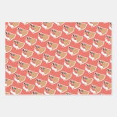 Weihnachtspapier Geschenkpapier Set (Vorderseite 3)