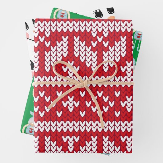 Weihnachtspapier Geschenkpapier Set (Beispiel)